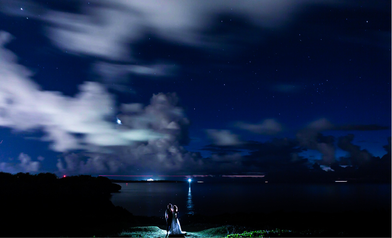 都会では見られない夜の絶景