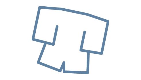 お宮参り衣装レンタルの着物を表すアイコンイラスト