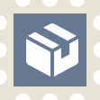 商品お届けを示す箱のアイコン