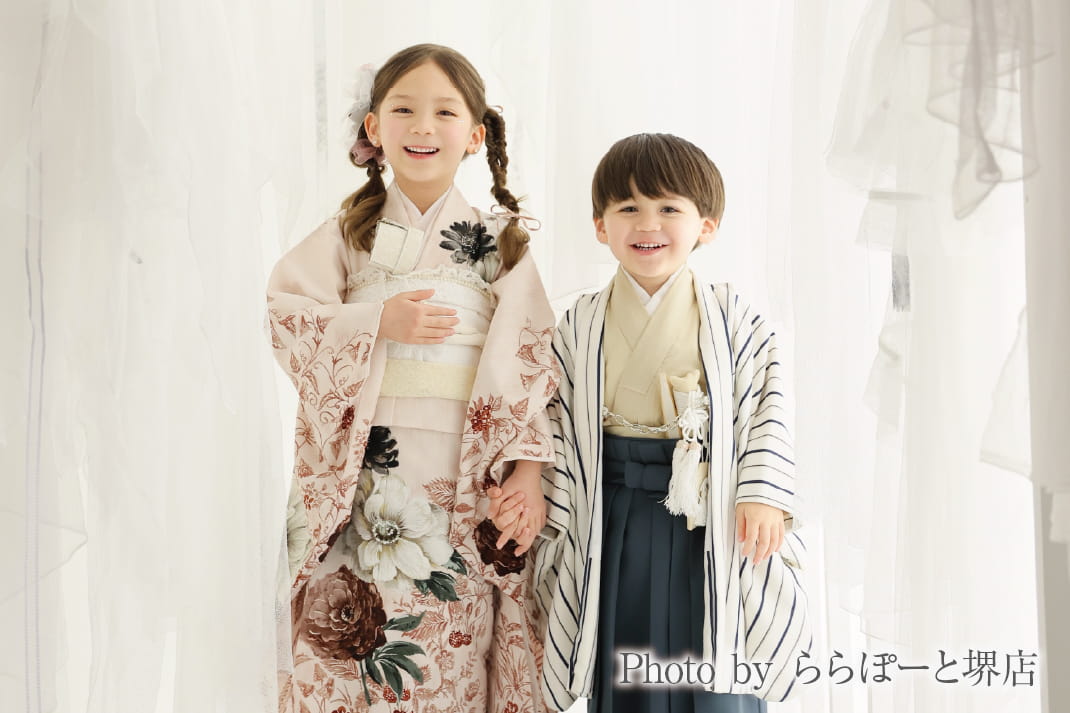 兄弟・姉妹の七五三衣装|組み合わせ例とお参り衣装